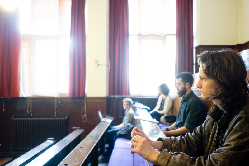 Students in Philosophy lecture. 